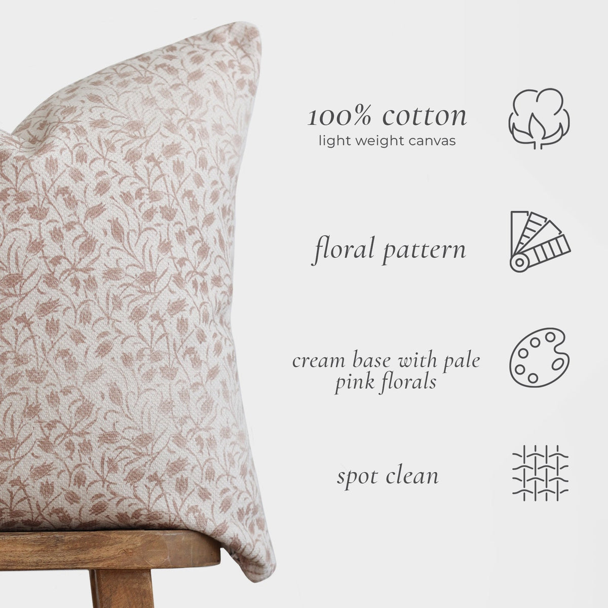 Decorative Pillow Cover Set, Georgia Thick Weave 18" 22" 26", Machine-Washable Care for Sofas, Beds and Living Room Accents, 4 Size Options image 2