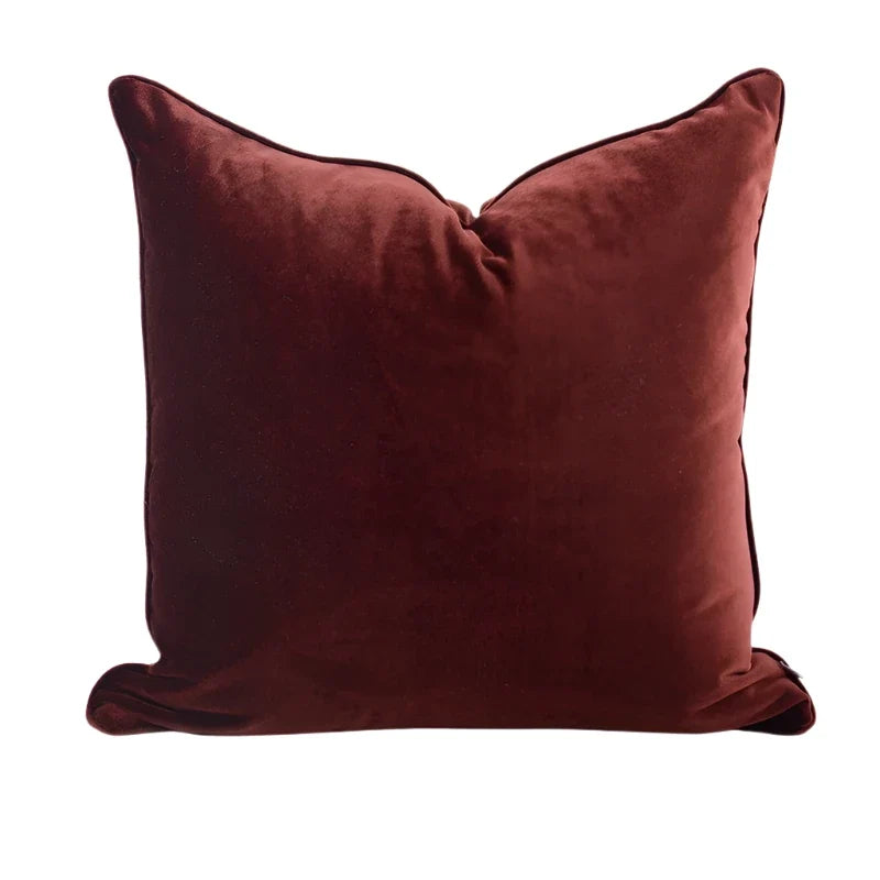 Decorative Throw Pillow, Luxe Italian Velvet Covers for Bedroom Styling and Living Room Decor, 3 Sizes and 20 Colors image 2