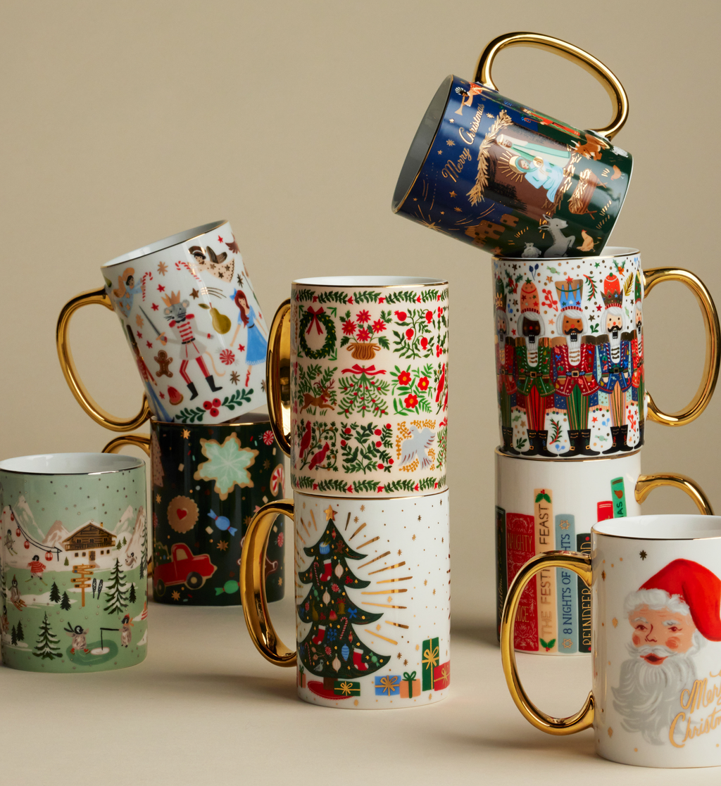 Coffee Mug, Holiday Porcelain Nutcracker for Kitchen Tables, Workspaces and Daily Hydration image 2