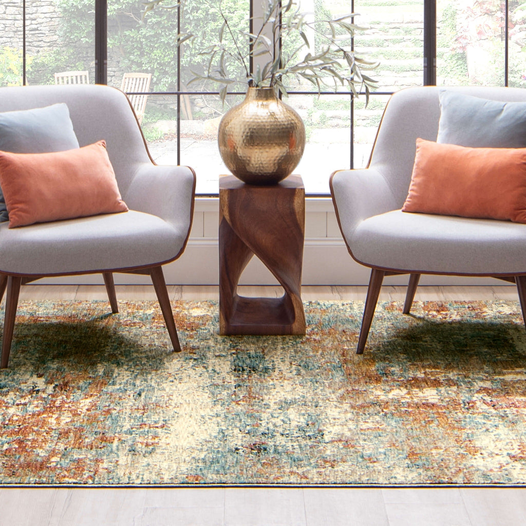 Area Rug, Marash Ankara Beige for Living Rooms, Bedrooms and Entryways, 7 Size Options, Designed for Hallways, Dining Spaces and Home Decor image 2