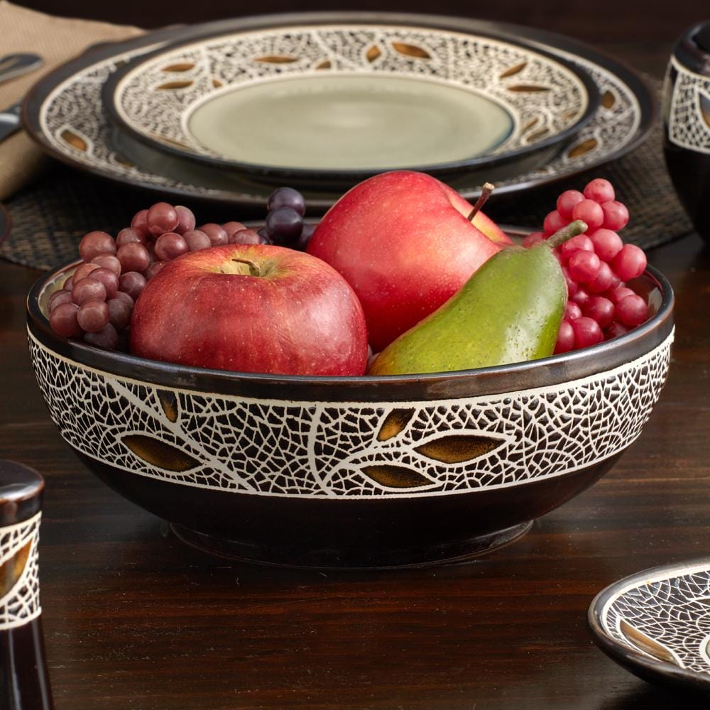 Wood Serving Bowl, Alexandria, Dishwasher-Safe Care for Dining Tables, Entertaining and Everyday Meals image 2