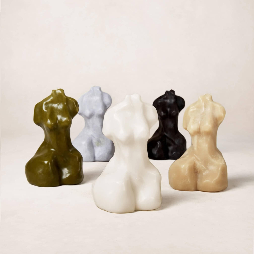 Decorative Candle, Delphina Sculpture for Living Rooms, Bedrooms and Relaxing Evenings, 5 Color Options image 2