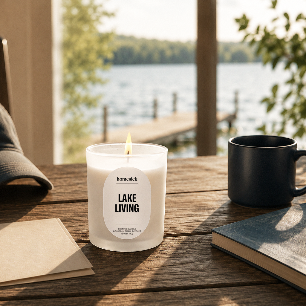 Decorative Candle, Lake Living for Entryways, Mantels and Everyday Home Ambience, Designed for Living Rooms, Bedrooms and Relaxing Evenings image 2
