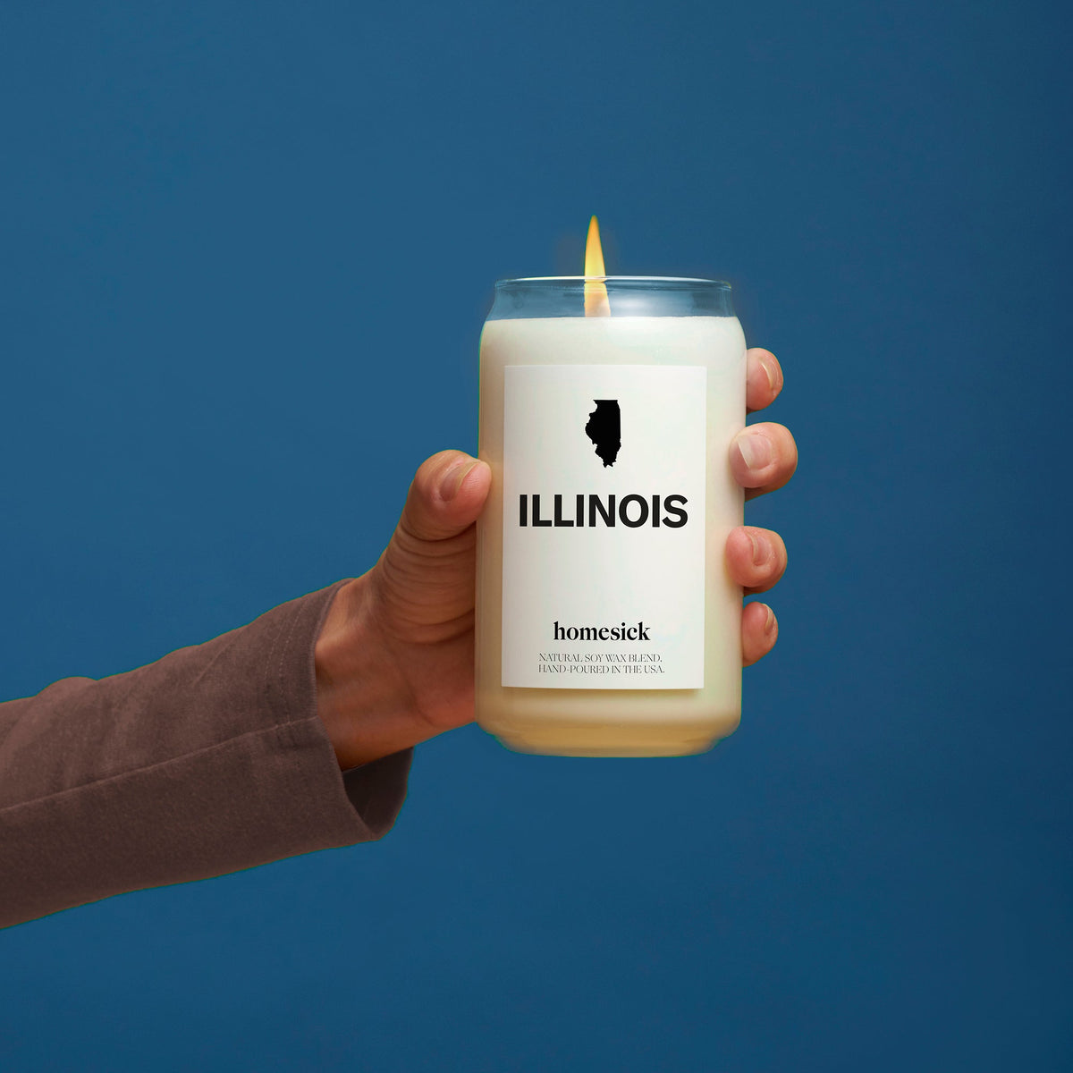 Scented Candle, Illinois for Living Room Ambience, Mantel Displays and Home Fragrance, Designed for Everyday Home Use image 2