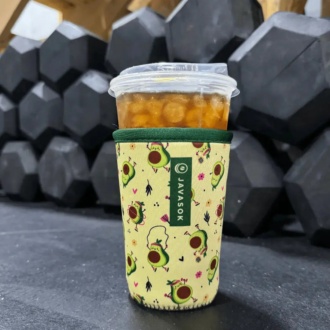Reusable Cup Sleeve, Get Movin', Neoprene Construction for Coffee Cups, Daily Commutes and Dry Hands, 2 Size Options image 2