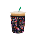 Reusable Cup Sleeve, Floral Skeleton, Lightweight Design, Neoprene Construction for Coffee Cups, Daily Commutes and Dry Hands image 2