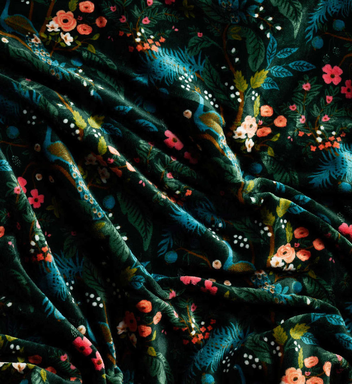 Cozy Throw Blanket, Fleece Peacock for Living Rooms, Bedrooms and Everyday Lounging, Designed for Sofas, Beds and Relaxing at Home image 2