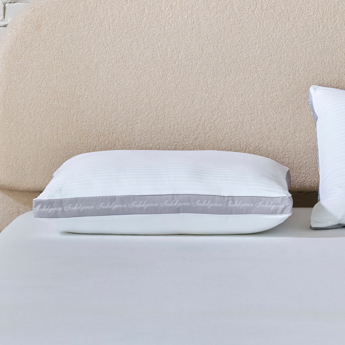 Bed Pillow, Indulgence Synthetic Down Side Sleeper, Machine-Washable Care for Sleeping, Reading and Bedroom Comfort, 2 Size Options image 2