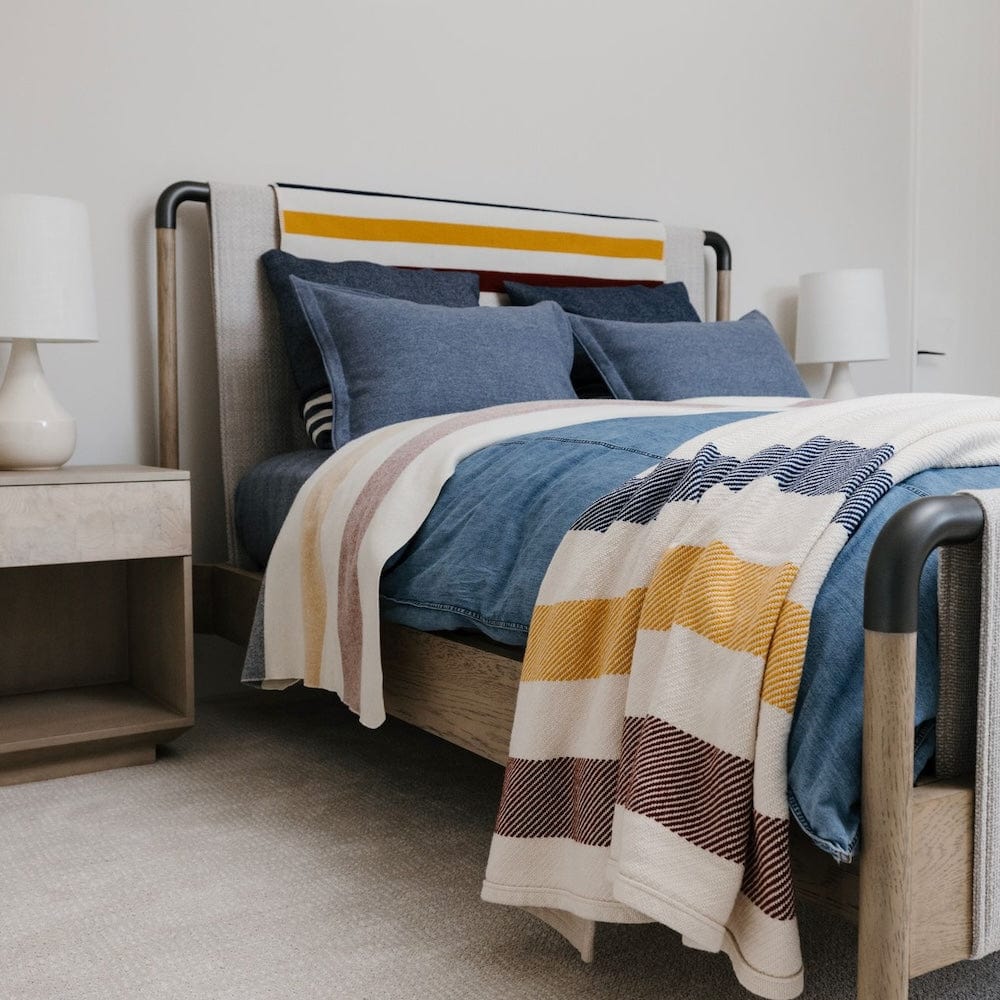 Cozy Throw Blanket, Frontier Cotton, Machine-Washable Care for Sofas, Beds and Relaxing at Home, 4 Size Options image 2
