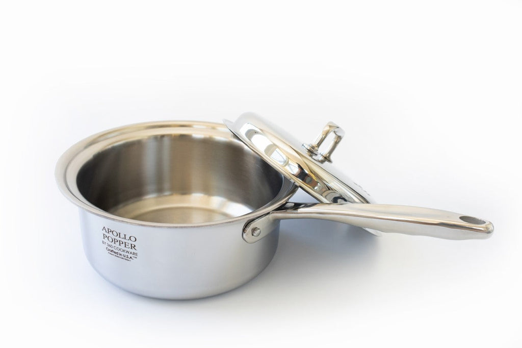 Kitchen Cookware, Apollo Popper by 360, Stainless Steel Construction for Stovetop Cooking and Daily Meal Prep image 2