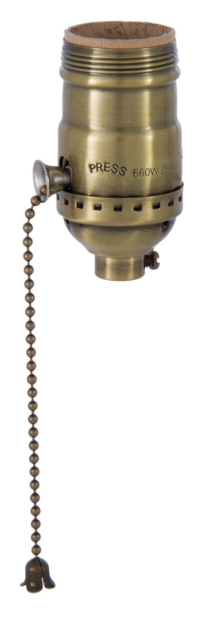 Home Lighting, BRASS Finish Brass Pull Chain Early Electric for Bedrooms, Living Rooms and Reading Corners image 2