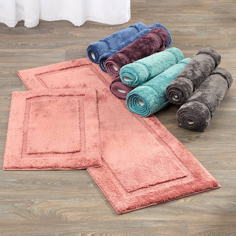Area Rug, Quick Dry Bath Accent or Runner for Living Rooms, Bedrooms and Entryways, 4 Color Options image 2