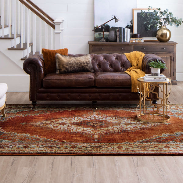 Area Rug, Spice Market Vasco for Hallways, Dining Spaces and Home Decor, 2 Size Options, Designed for Living Rooms, Bedrooms and Entryways image 2