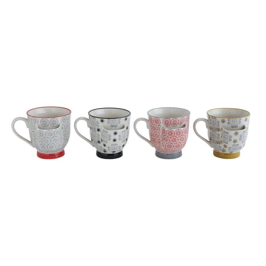 Coffee Mug, Cozy Tea, Ceramic Construction, Microwave-Safe Use for Everyday Drinks, Home and Entertaining, 4 Style Options image 2