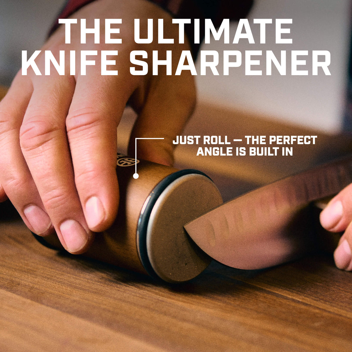 Rolling Knife Sharpener, Original Diamond Set for Kitchen Prep, Cooking and Countertop Use image 2
