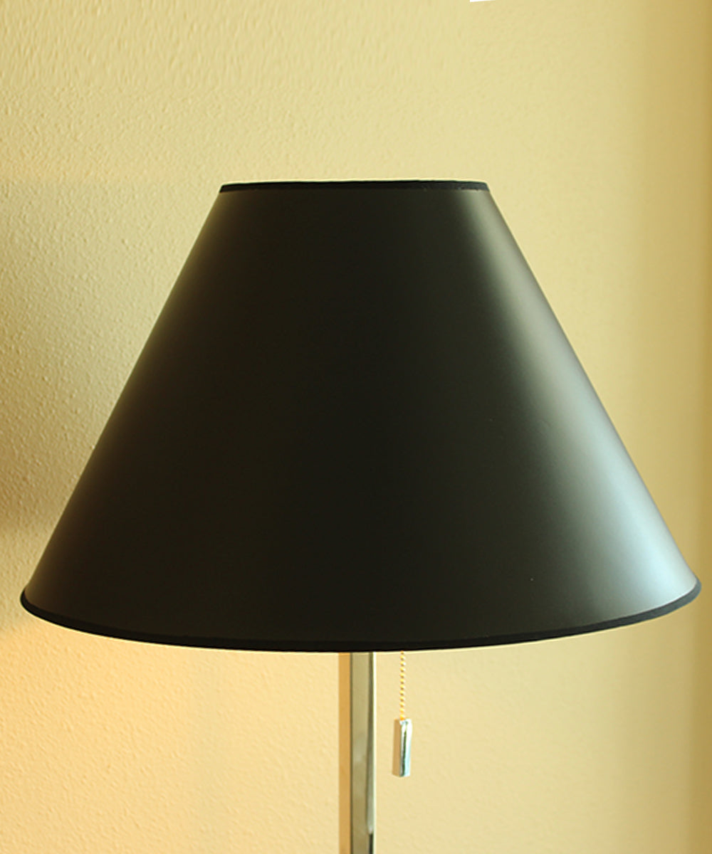 Lamp Shade, 18"W x 12"H Bold Black with True Gold Lining for Lamp Replacement, Reading Corners and Living Spaces image 2