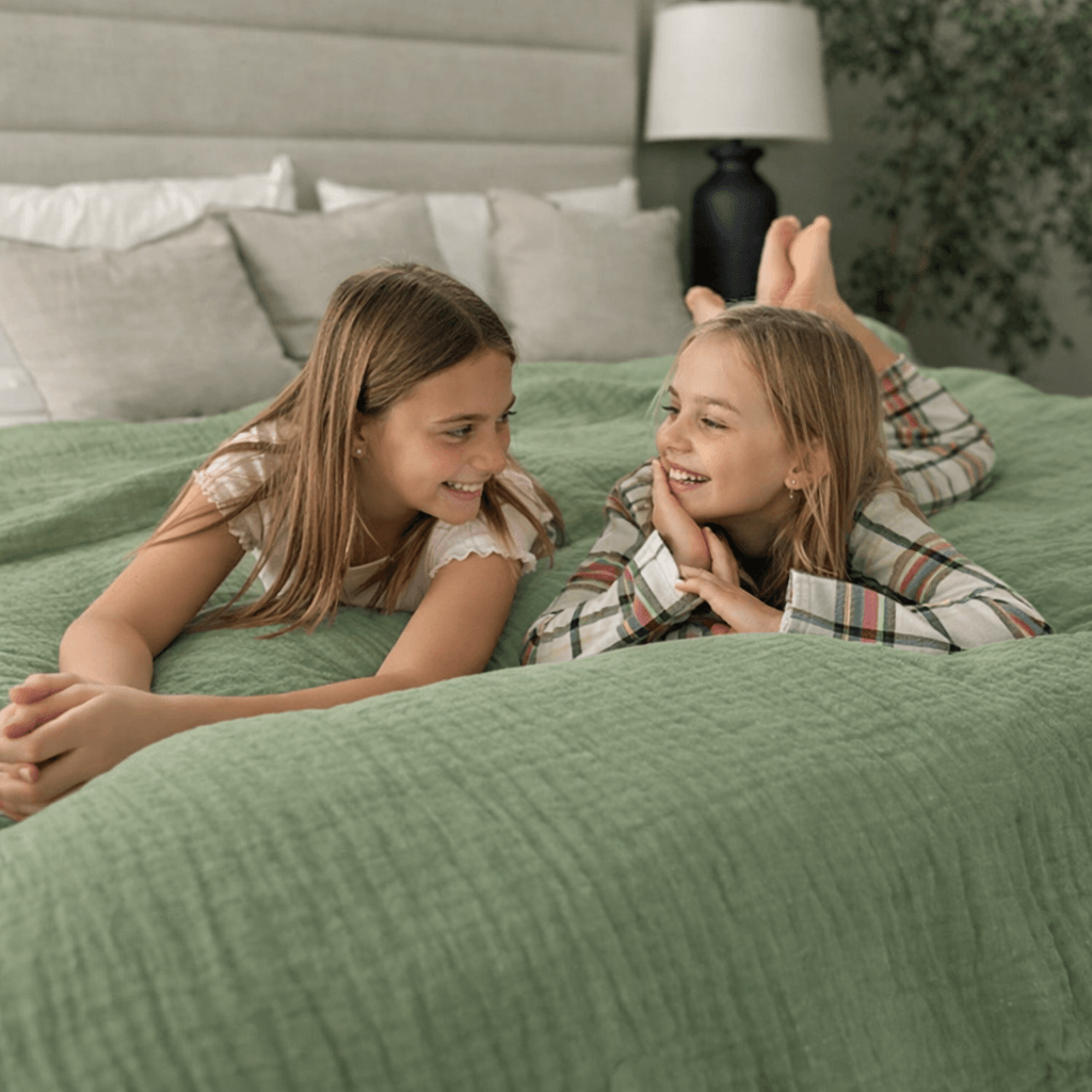Cozy Throw Blanket, Extra Warm 10 Layer for Sofas, Beds and Relaxing at Home, 4 Sizes and 9 Colors image 2