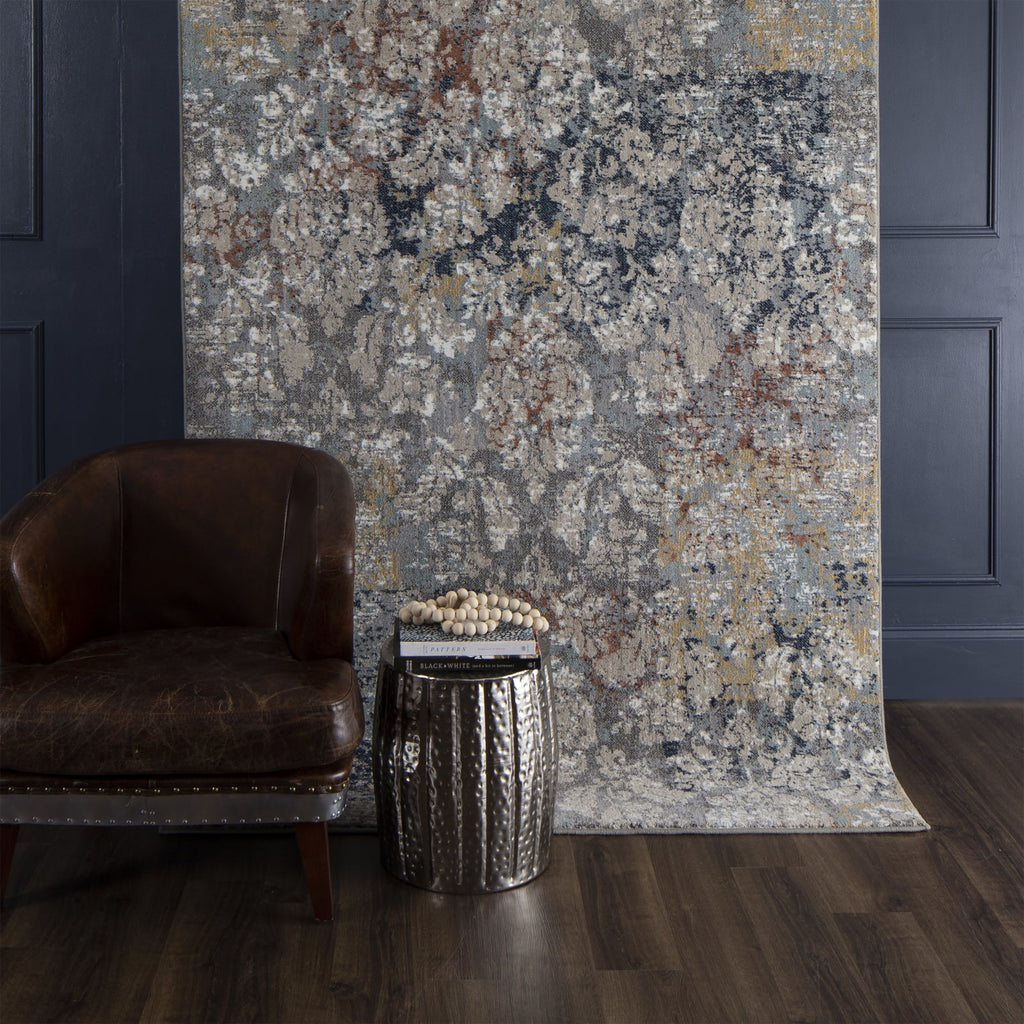 Area Rug, Soiree La Brea Grey for Hallways, Dining Spaces and Home Decor, 2 Size Options, Designed for Living Rooms, Bedrooms and Entryways image 2