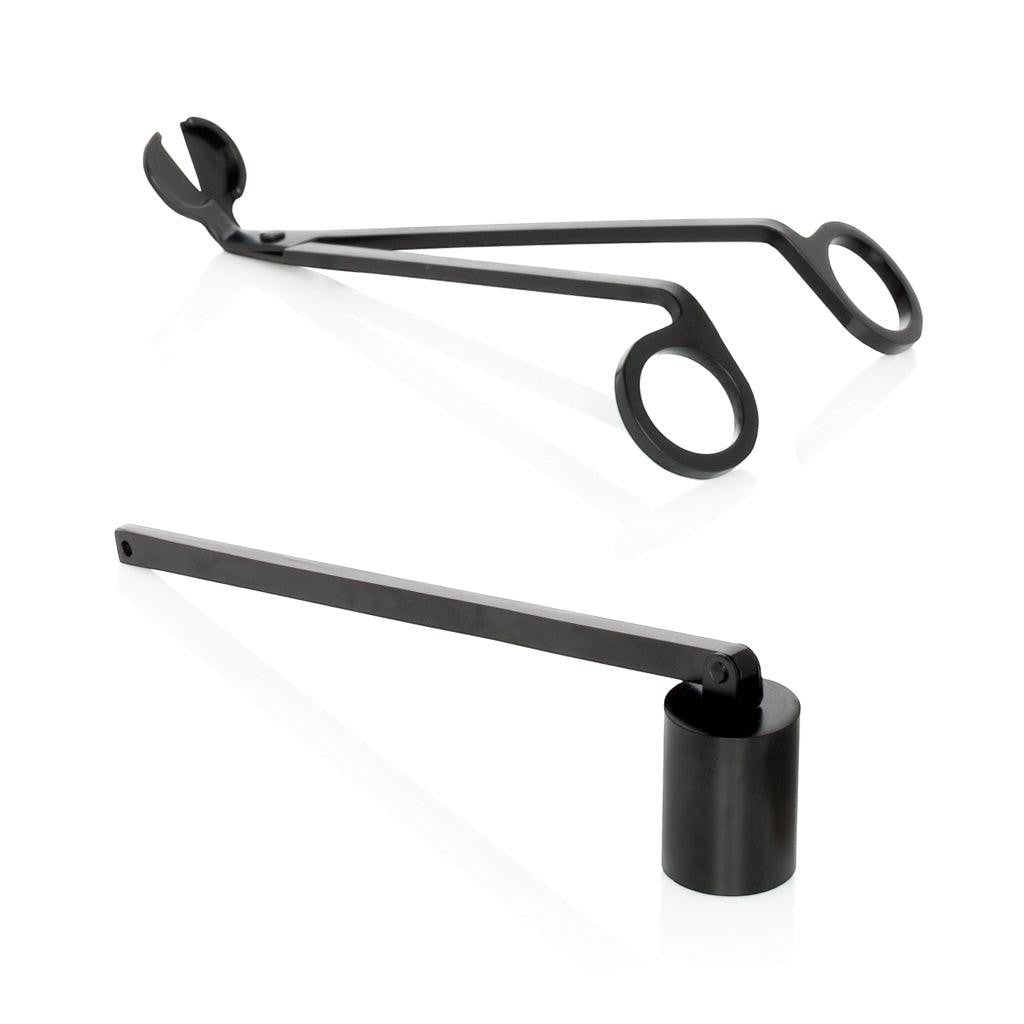 Candle Care Kit, Black Matte Wick Trimmer & Snuffer Set for Candle Trimming, Lighting and Extinguishing image 2