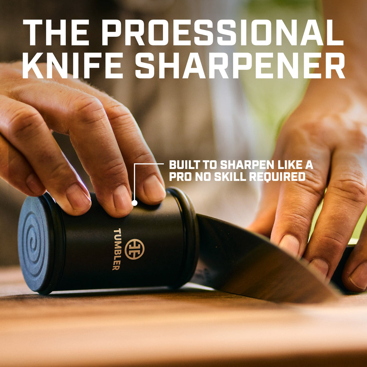 Rolling Knife Sharpener, Pro Diamond Set Orange for Everyday Meal Prep and Home Kitchens, Designed for Everyday Home Use image 2