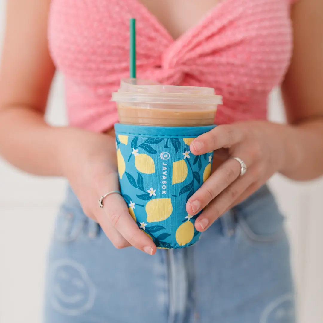 Reusable Cup Sleeve, Main Squeeze, Neoprene Construction for Iced Coffee, Cold Drinks and Condensation Control, 3 Size Options image 2