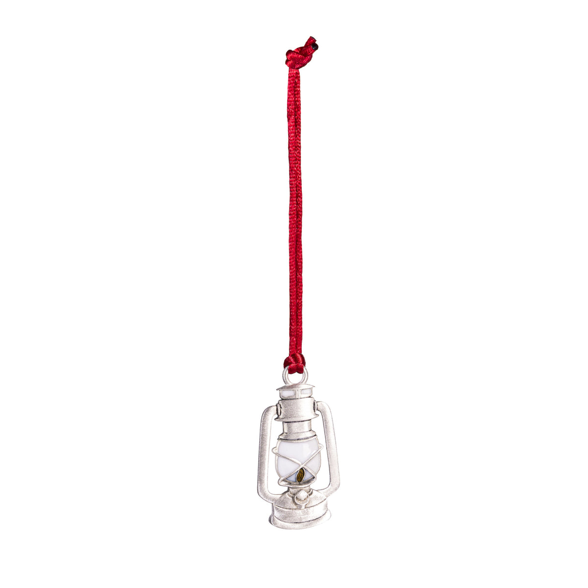 Seasonal Home Decor, Holly Homestead Ornament Solid Pewter Lantern for Holiday Displays, Shelves and Festive Rooms image 2