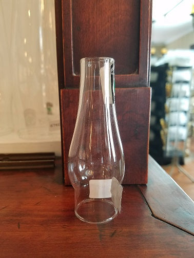 Glass Lamp Chimney, 1 1/8" Fitter, 3 3/4" Tall Clear Globe (57900) for Vintage Lamps, Replacement Glass and Lighting Repairs image 2