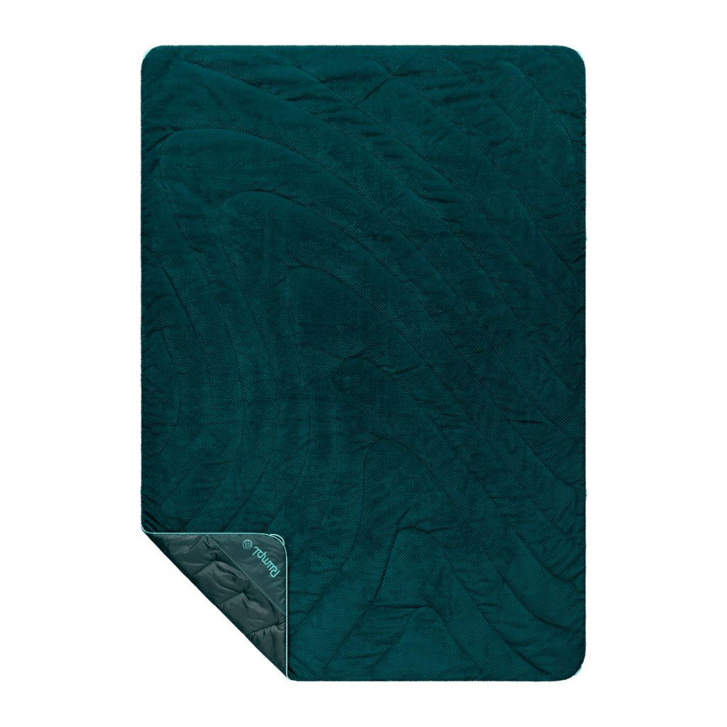 Puffy Blanket, Fleece Jade Fade, Weather-Resistant Shell for Camping, Cabins and Outdoor Relaxation, 3 Size Options image 2