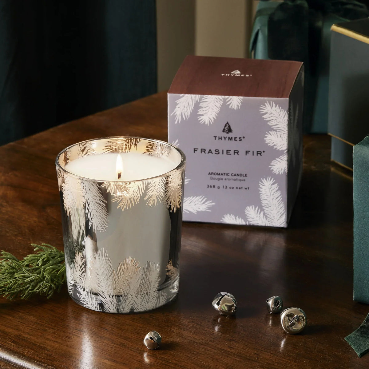 Decorative Candle, Frasier Fir Statement Boxed 13oz. for Living Rooms, Bedrooms and Relaxing Evenings image 2