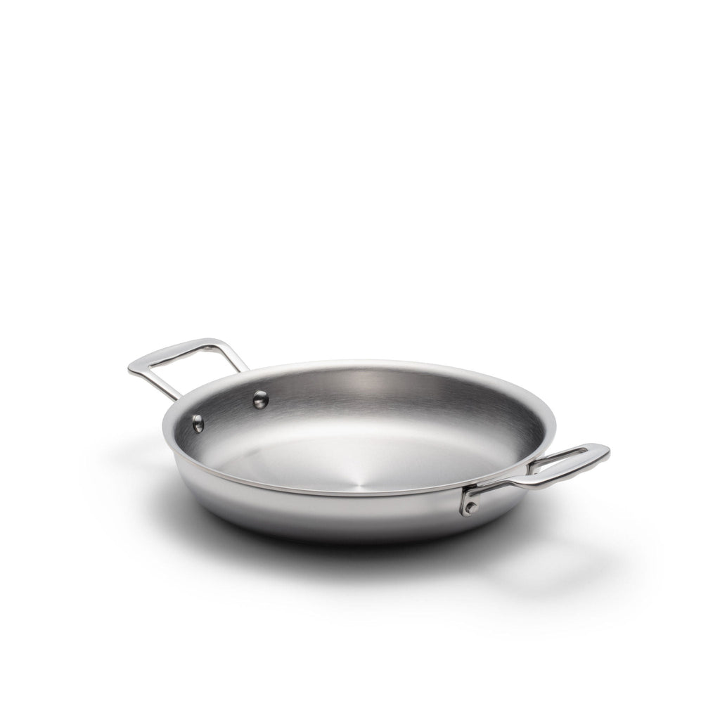 Stainless Steel Fry Pan, 10 Inch with Short Handles, Stainless Steel Construction for Stovetop Cooking, Family Meals and Daily Kitchen Use image 2