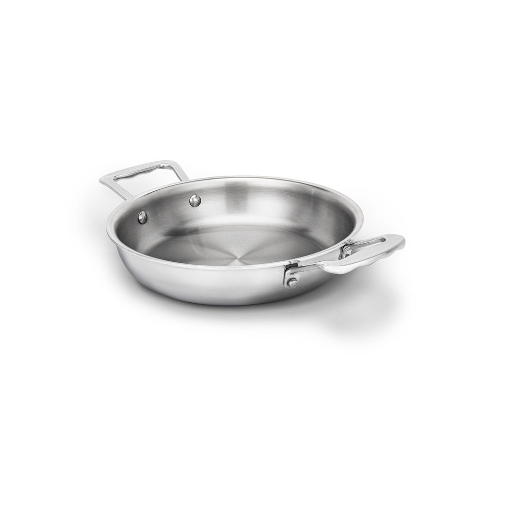 Stainless Steel Fry Pan, 8.5 Inch with Short Handles, Stainless Steel Construction for Searing, Sautéing and Everyday Meal Prep image 2