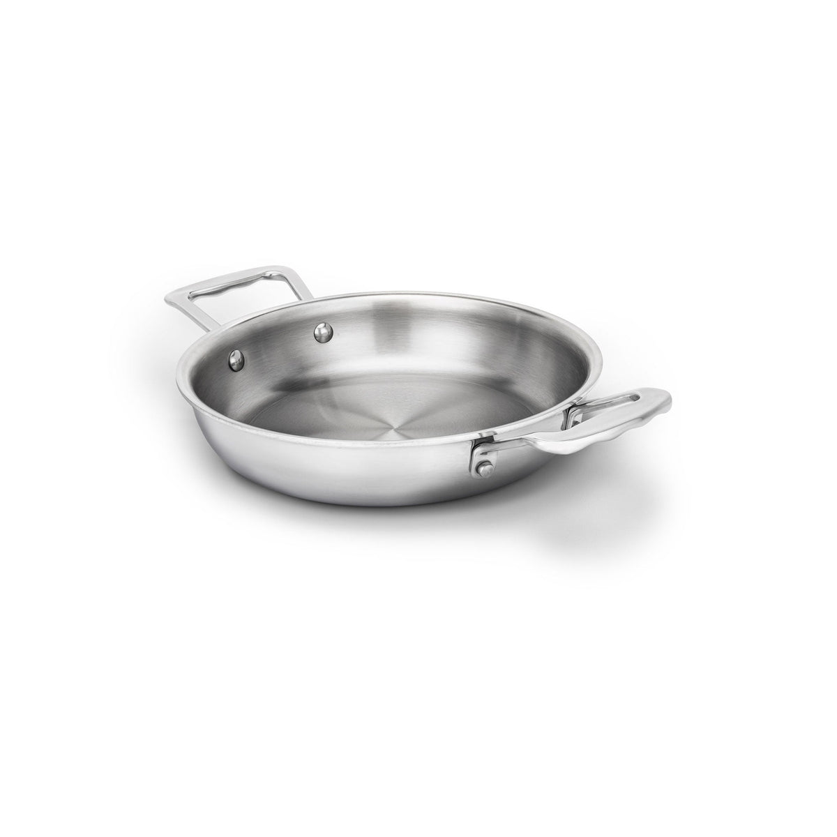 Stainless Steel Fry Pan, 8.5 Inch with Short Handles, Stainless Steel Construction for Searing, Sautéing and Everyday Meal Prep image 2