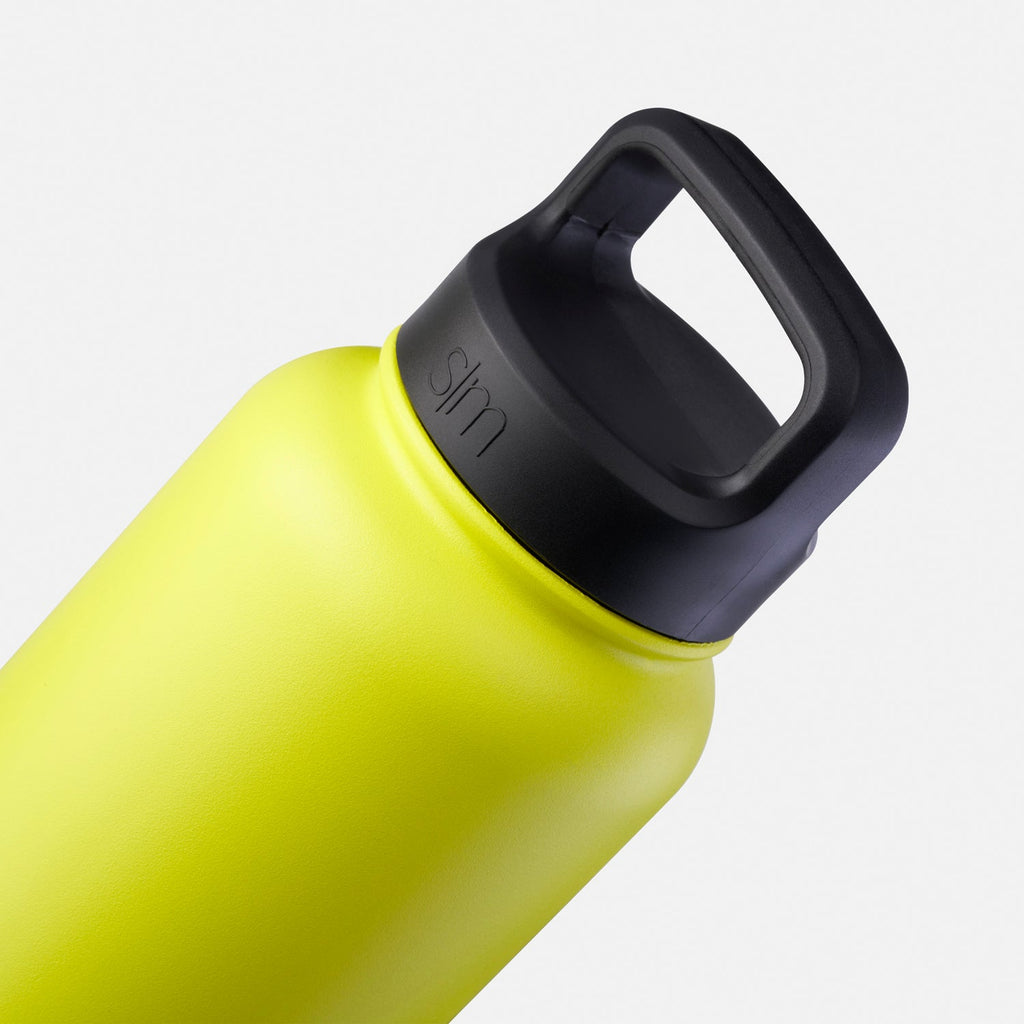 Reusable Drink Bottle, Summit Water 32oz Hyper Lime, Stainless Steel Construction for Work, Travel and Everyday Hydration image 2