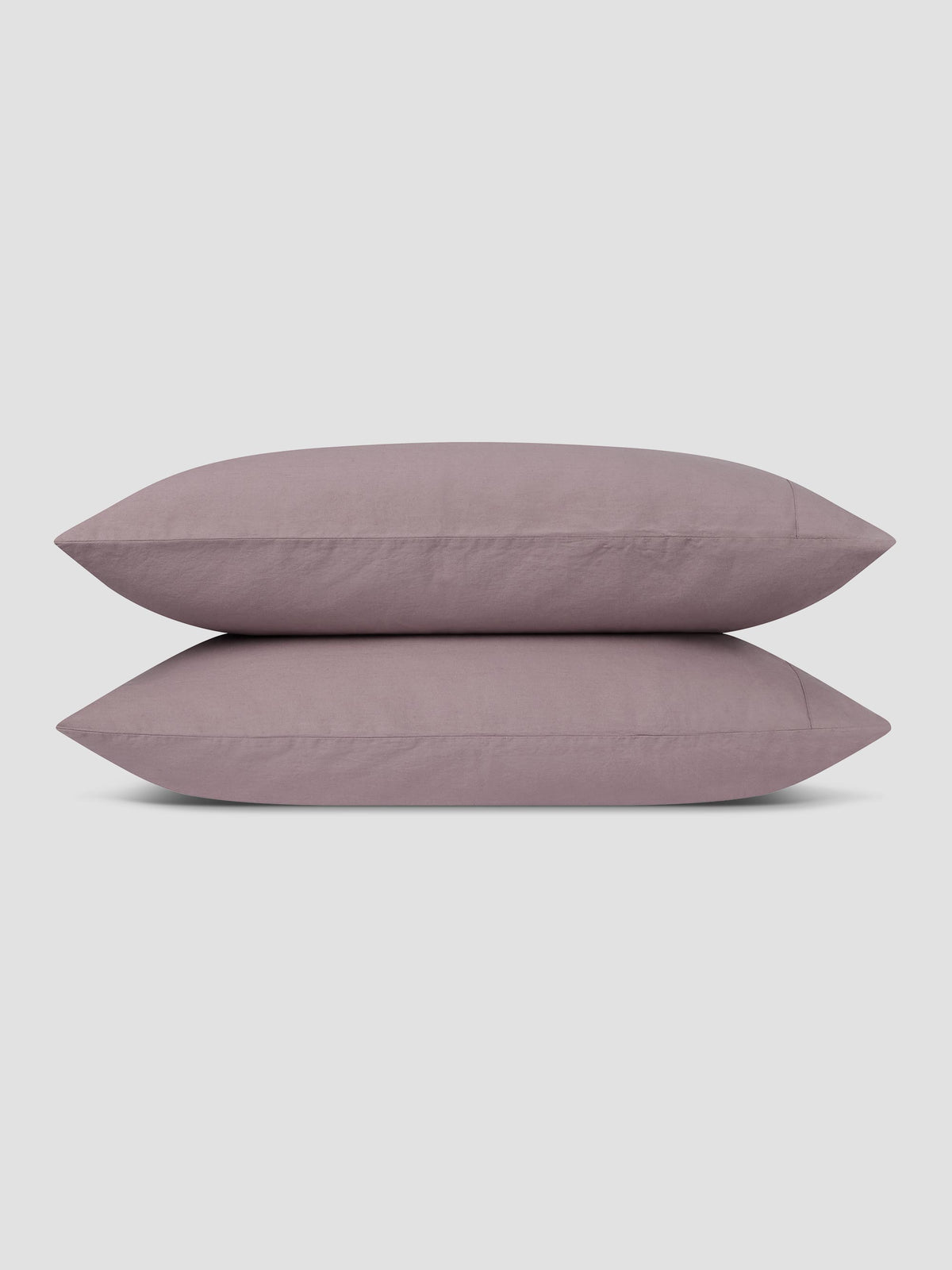 Pillowcase Set, Elderberry Linen Blend (Pair), Breathable Construction for Everyday Bedding and Bedroom Refreshes, 3 Size Options image 2
