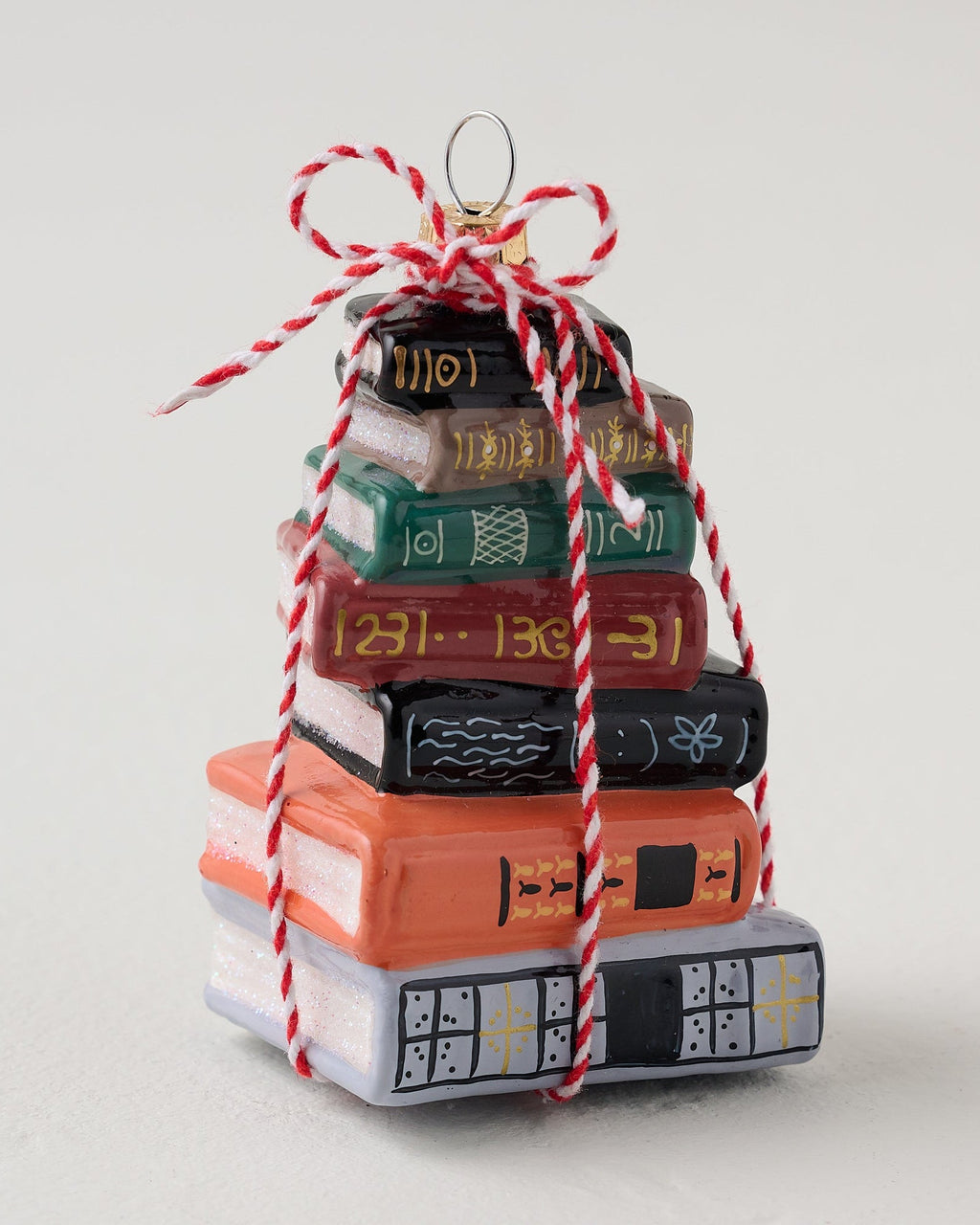 Decorative Ornament, Bookstack for Holiday Displays, Seasonal Decorating and Decorative Home Accents image 2