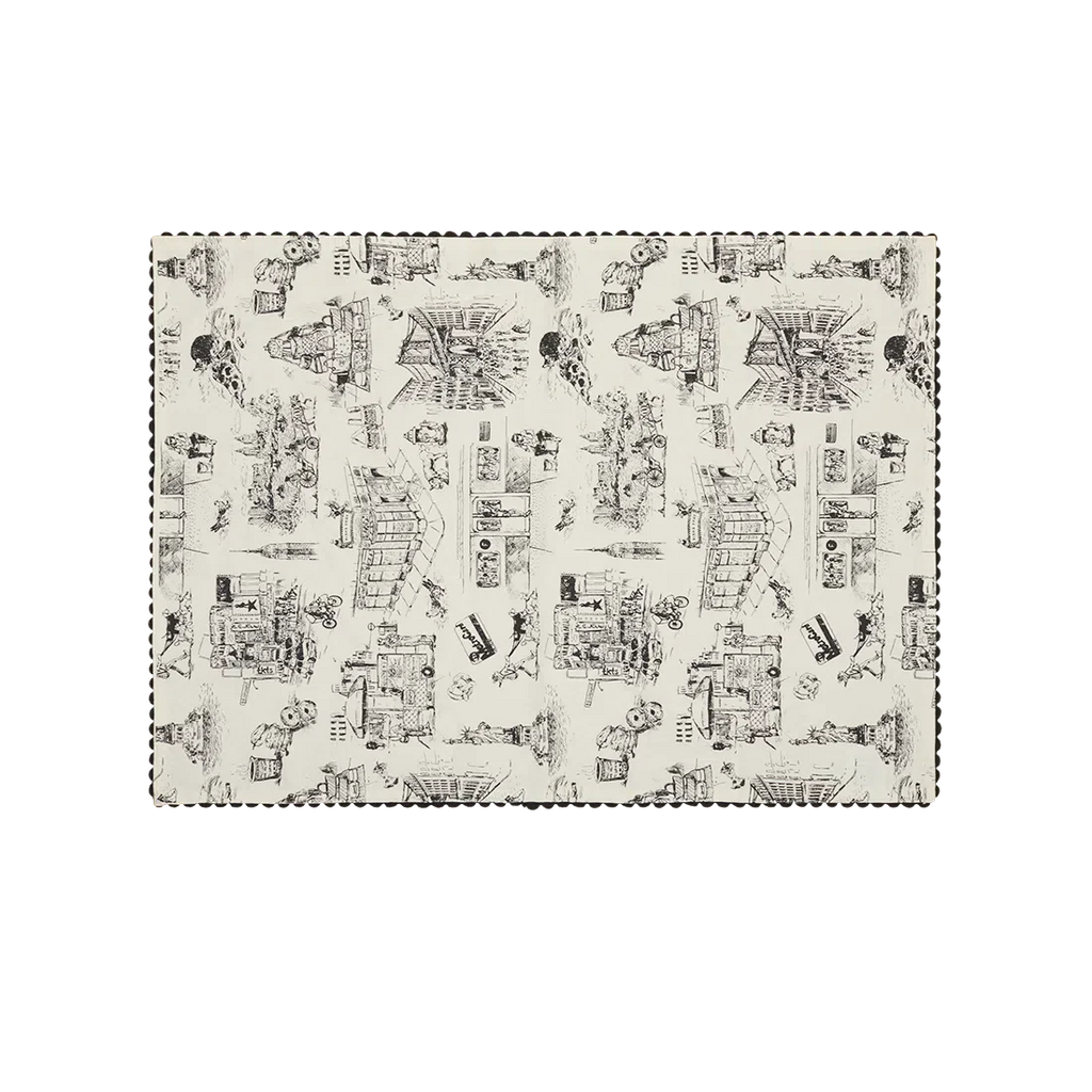 Kitchen Tea Towel Set, NYC TOILE for Dish Drying, Kitchen Cleanup and Everyday Home Use, Designed for Everyday Home Use image 2