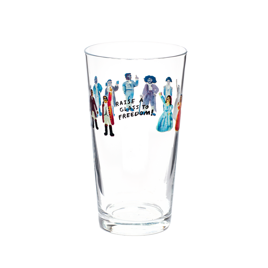 Coffee Mug, HAMILTON RAISE A GLASS TO FREEDOM PINT GLASS for Kitchen Tables, Workspaces and Daily Hydration image 2