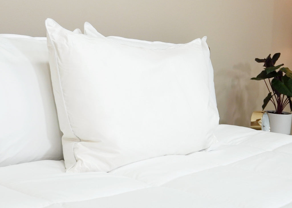 Bed Pillow, Tria Down & Featured at Many Ritz Carlton, Hypoallergenic Comfort for Sleeping, Reading and Bedroom Comfort, 4 Size Options image 2