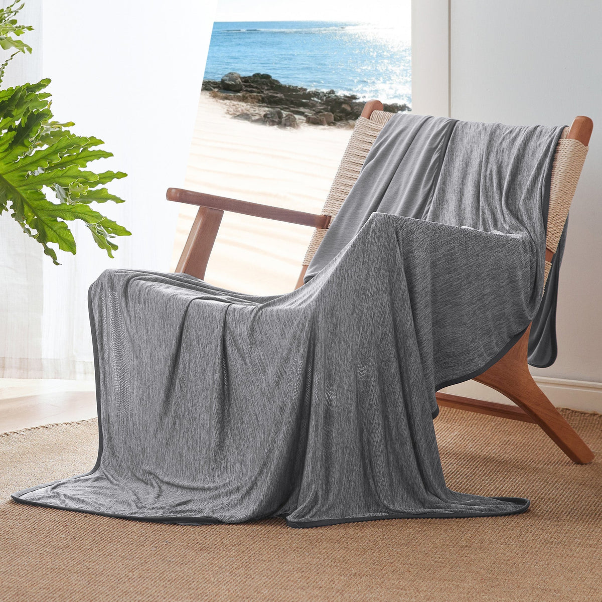 Cozy Throw Blanket, Reversible Cooling for Sofas, Beds and Relaxing at Home, 4 Sizes and 7 Colors image 2
