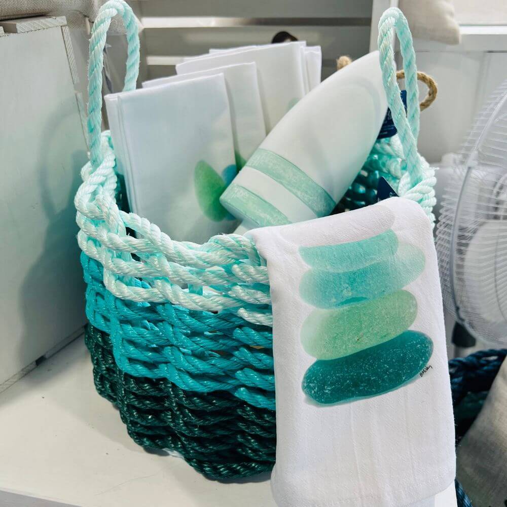 Bath Linen, Sea Glass Stack Towel for Daily Bathroom Routines and Guest Baths, Designed for Home Bathrooms and Everyday Care image 2