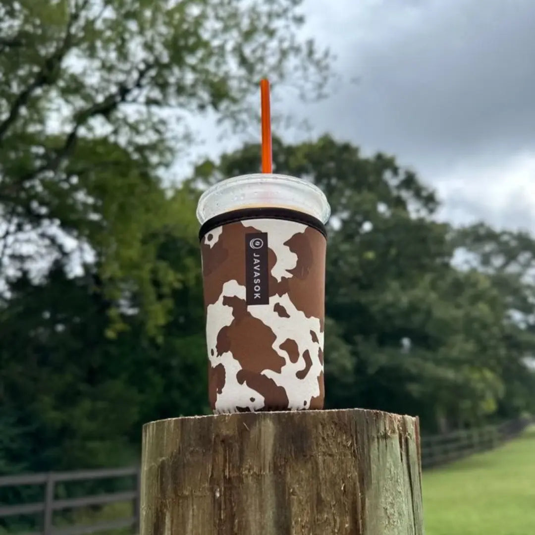 Reusable Cup Sleeve, Cowgirl, Neoprene Construction for Coffee Cups, Daily Commutes and Dry Hands image 2