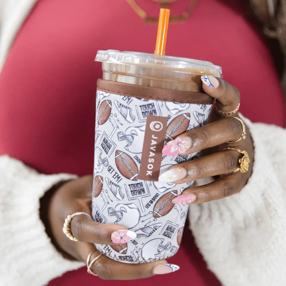 Reusable Cup Sleeve, Huddle Up, Lightweight Design, Neoprene Construction for Iced Coffee, Cold Drinks and Condensation Control image 2