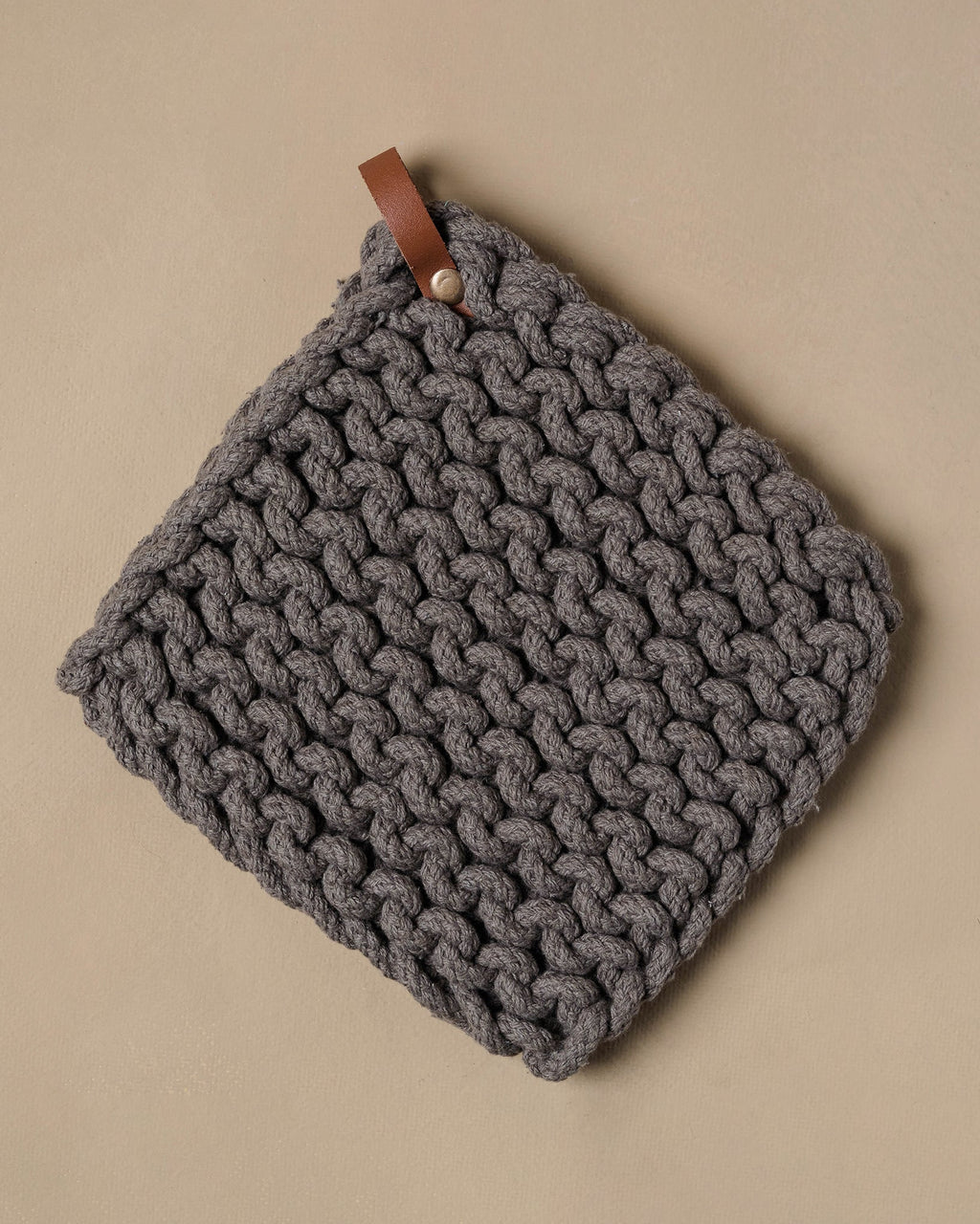 Kitchen Cookware, Hand Crocheted Cotton Pot Holder for Everyday Meals and Home Cooking, 3 Color Options image 2