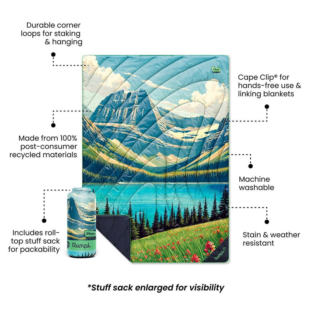 Cozy Throw Blanket, Original Puffy Glacier, Waterproof Protection for Sofas, Beds and Relaxing at Home image 3