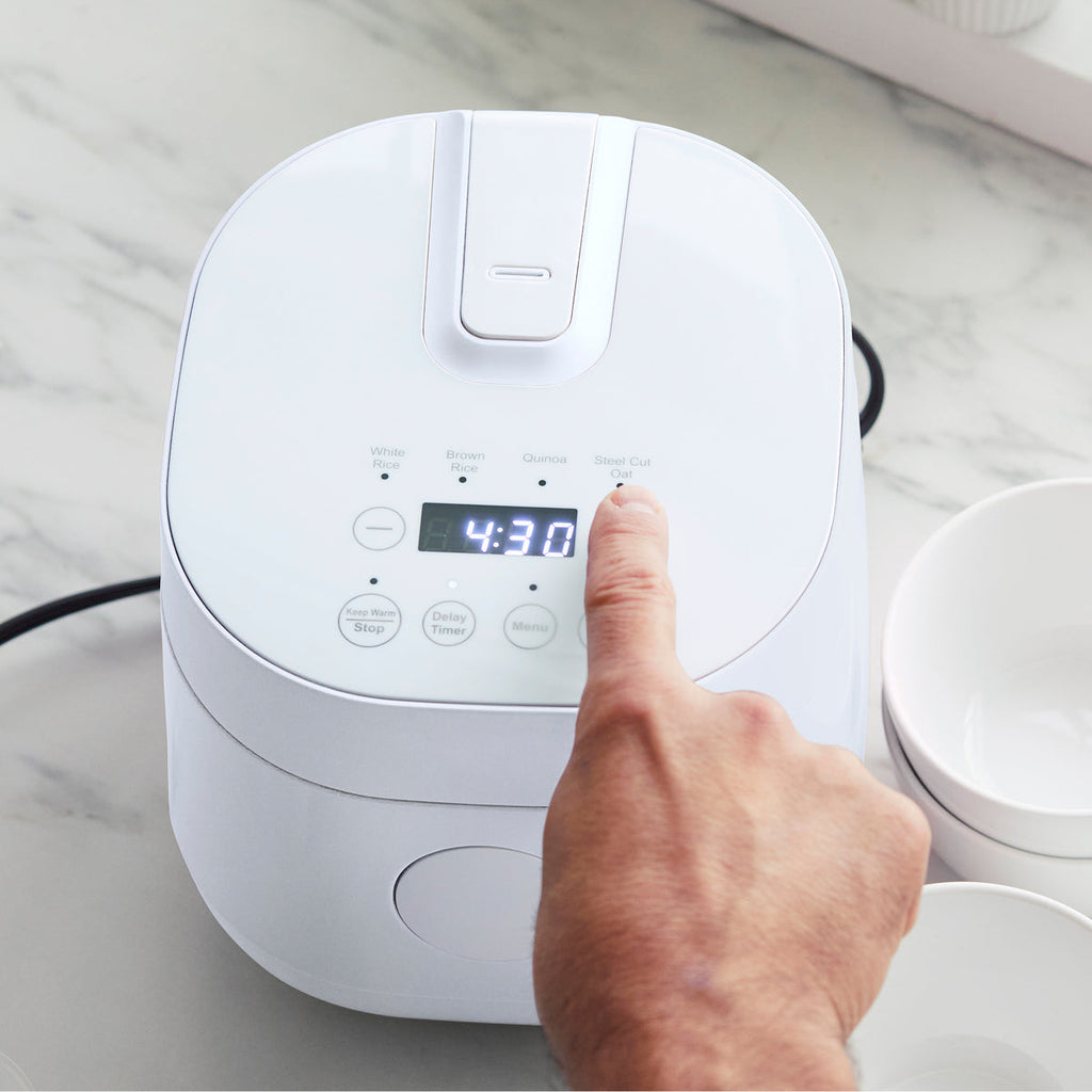 Drinkware, GreenLife 4 Cup Rice & Grains Cooker White for Everyday Drinks, Home and Entertaining image 3