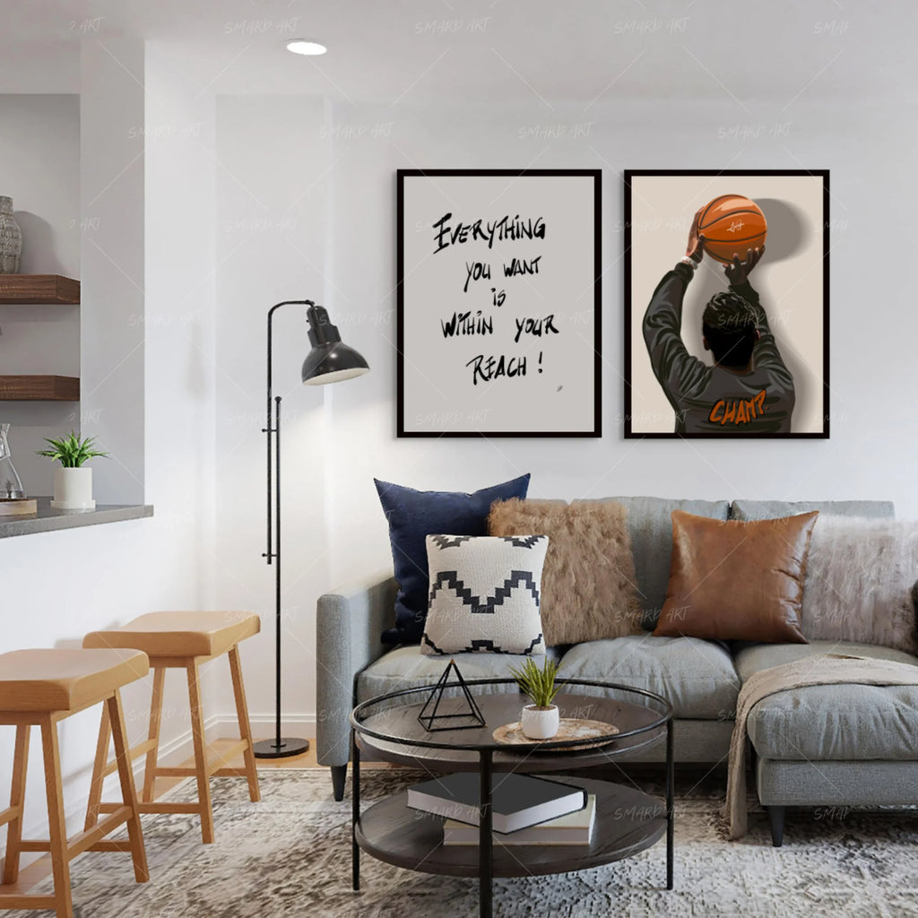 Wall Art Print, Your Reach for Living Rooms, Bedrooms and Home Offices, 4 Size Options, Designed for Gallery Walls and Modern Room Decor image 3