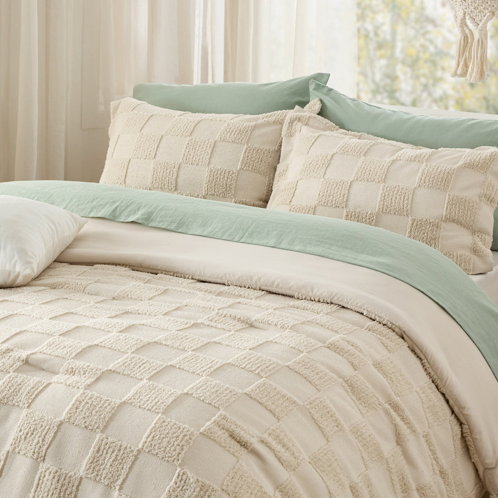 Bed Comforter, Jacquard Set, Breathable Construction, Machine-Washable Care for Year-Round Bedroom Comfort and Restful Sleep image 3