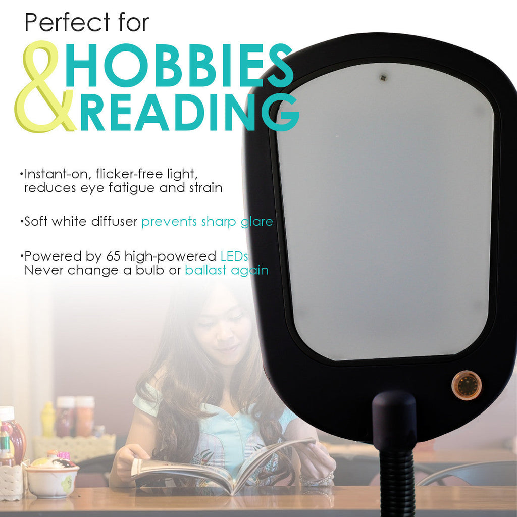 Home Lighting, 63"H Slim Design LED Bright Reader Natural for Desks, Side Tables and Warm Room Lighting image 3