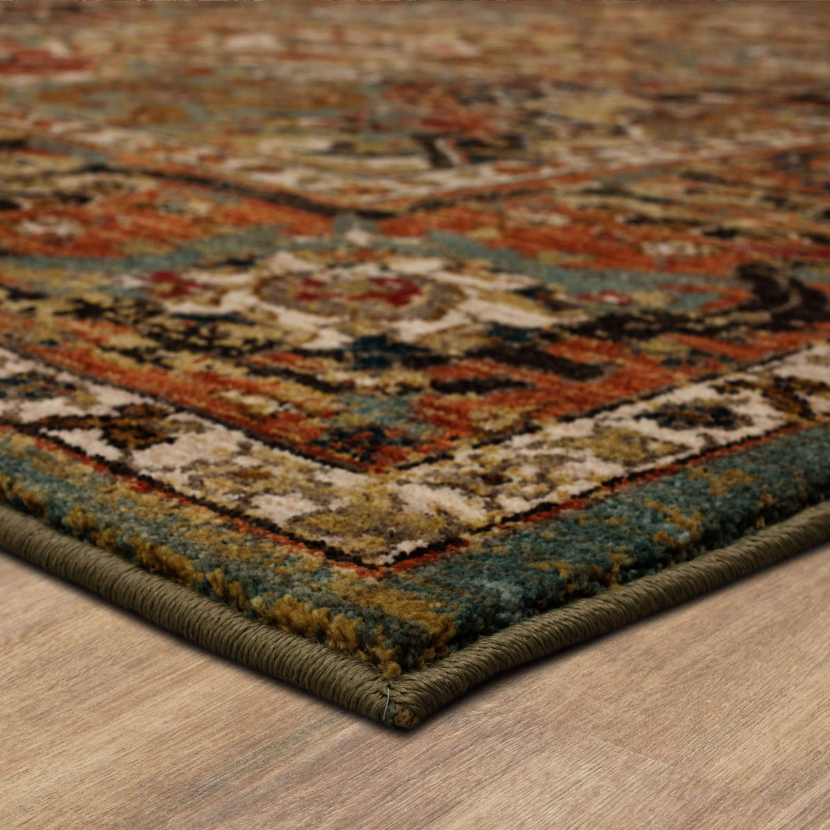 Area Rug, Spice Market Dhahar Aquamarine for Living Rooms, Bedrooms and Entryways, 5 Size Options image 3