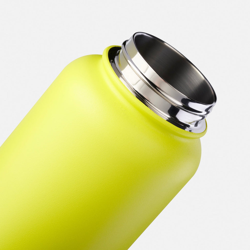 Reusable Drink Bottle, Summit Water 32oz Hyper Lime, Stainless Steel Construction for Work, Travel and Everyday Hydration image 3